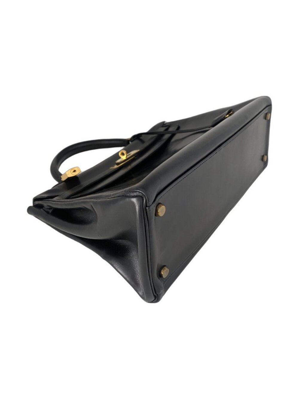 Hermes Kelly 32 Retourne Black Box Calf GHW - Picture 5 of 16